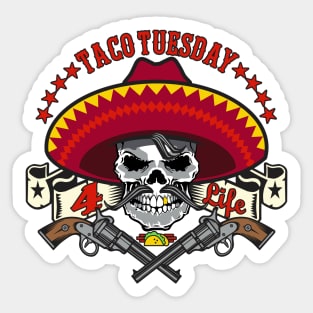 Taco Tuesday 4 Life Sticker